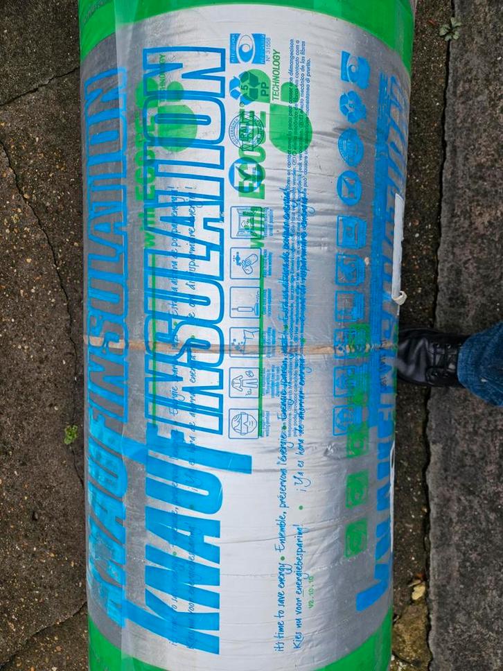 Glaswolisolatie van Knauf-insulation, Bricolage & Construction, Isolation & Étanchéité, Enlèvement