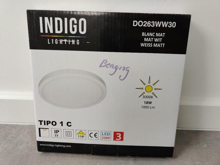 Indigo Lighting TIPO 1C, Huis en Inrichting, Lampen | Plafondlampen, Nieuw, Kunststof, Ophalen