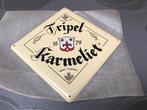 Tripel Karmeliet reclamebord metaal ruitvormig, Verzamelen, Biermerken, Ophalen of Verzenden, Nieuw, Reclamebord, Plaat of Schild