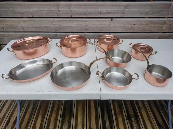 Unicorn Eenhoorn potten en pannen Mauviel, Huis en Inrichting, Keuken | Potten en Pannen, Zo goed als nieuw, Pannenset, Inox, Ophalen of Verzenden