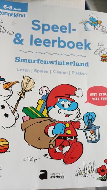 Speel-en leerboek Smurfenwinterland 6--8 jaar