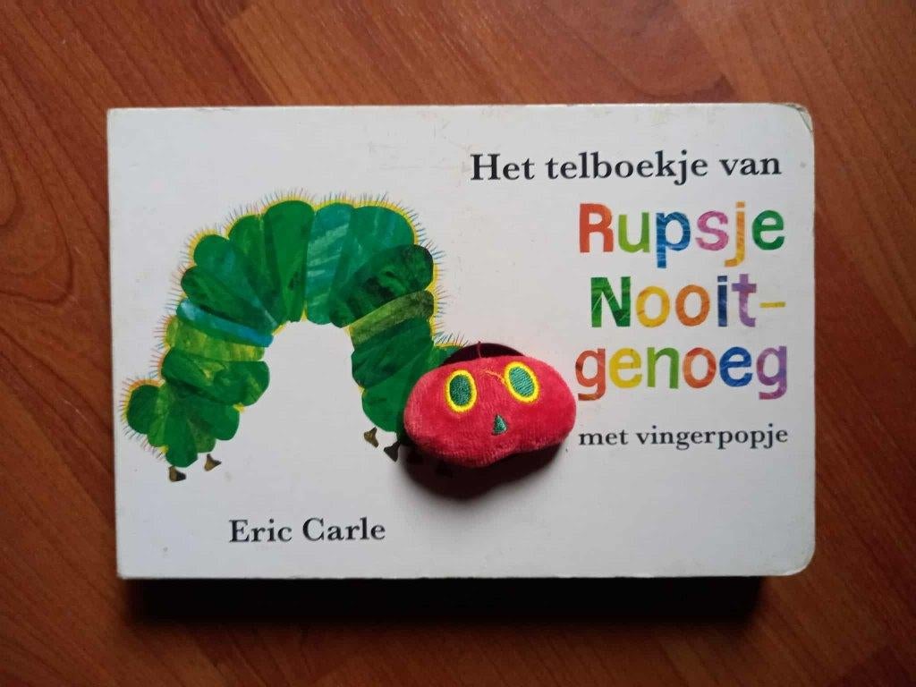 Het telboekje van Rupsje Nooitgenoeg - Eric Carle, Boeken, Kinderboeken | Kleuters, Zo goed als nieuw, Non-fictie, 4 jaar, Jongen of Meisje