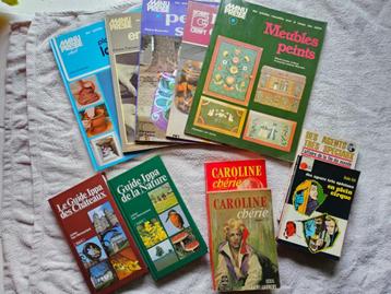 LIVRES romans , tourisme ,bricolage à la pièce beschikbaar voor biedingen