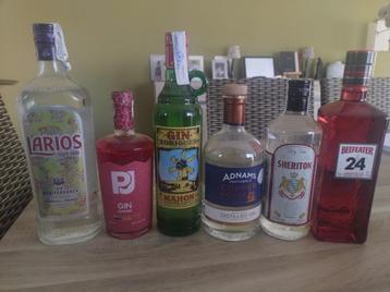 6 bouteilles de gin scellées à vendre (Nouveau), Enlèvement ou Envoi, Neuf, Autres régions, Autres types