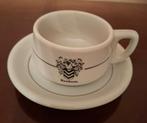 Retro/Vintage Rombouts porseleinen kopjes met schoteltjes, Enlèvement ou Envoi, Comme neuf, Porcelaine, Tasse et/ou soucoupe