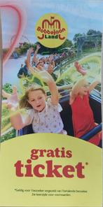 2 Gratis tickets Bobbejaanland - 5 euro/ticket, Drie personen of meer, Ticket of Toegangskaart