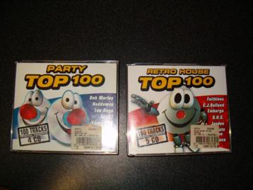 Top 100 Party 4Cd+ Retro House Top 100 5Cd beschikbaar voor biedingen