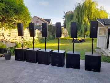 QSC P.A. 4200RMS bassen en 2400RMS toppen beschikbaar voor biedingen