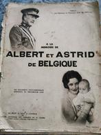 Livre à la mémoire de Albert et Astrid de Belgique, Antiquités & Art, Enlèvement ou Envoi