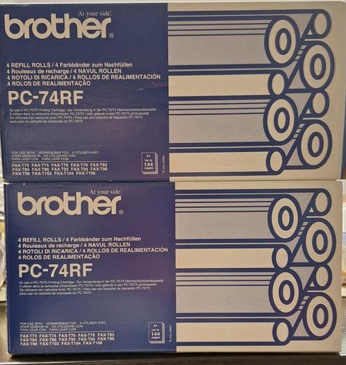 Originele Brother FAX PC-74RF  navulrollen zwart-7 rollen, Informatique & Logiciels, Fournitures d'imprimante, Neuf, Cartridge