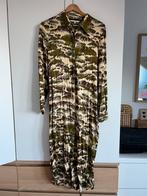 Robe chemise satin Xandres - T38, Vert, Taille 38/40 (M), Sous le genou, Xandres