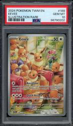 Eevee [IR] PSA 10 - 188/167 -Twilight Masquerade 2024, Hobby en Vrije tijd, Verzenden, Zo goed als nieuw, Losse kaart