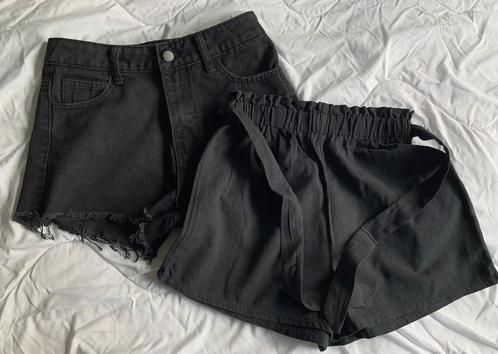 Set van 2 shorts meisjes zwart SHEIN 12-13 jaar, Kinderen en Baby's, Kinderkleding | Maat 152, Gebruikt, Meisje, Broek, Ophalen of Verzenden