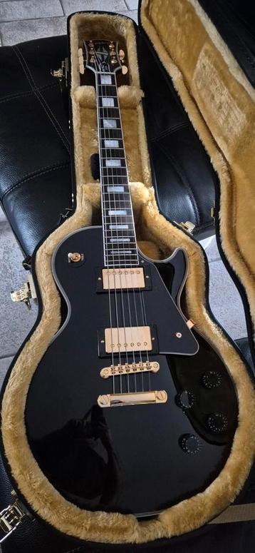 Epiphone Les Paul Custom Ebony Custom Gibson 57 classic, Enlèvement, Neuf, Epiphone