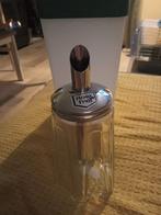 Sucrier avec bec verseur en verre et inox, Ophalen of Verzenden, Zo goed als nieuw, Glas