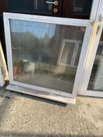 vast raam met mat dubbel glas, Ophalen, Gevelraam of Ruit, Gebruikt, 80 tot 120 cm
