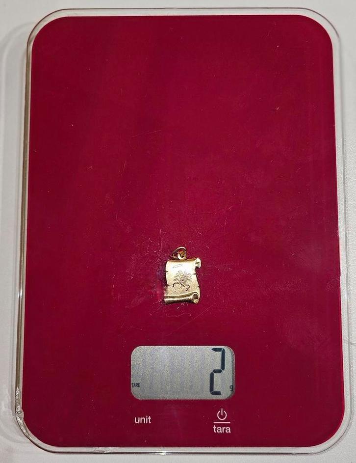 HANGER MET SCHORPIOENROL IN 18-KARAATS GOUD, Handtassen en Accessoires, Kettinghangers, Nieuw, Goud, Goud, Overige voorstellingen