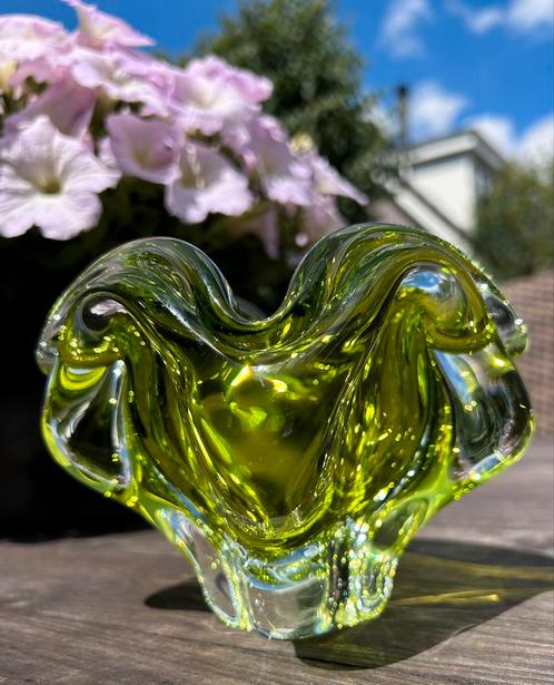 Glasdesign - Asbak , Josef Hospodska - Tsjechië, Antiek en Kunst, Antiek | Glaswerk en Kristal, Ophalen