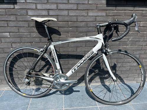 Racefiets Moozes - Carbon - maat 52 - Shimano Ultegra, Fietsen en Brommers, Fietsen | Racefietsen, Gebruikt, Heren, 10 tot 15 versnellingen