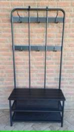 Kapstok met zitbank 90x37x193, Ophalen, Zo goed als nieuw