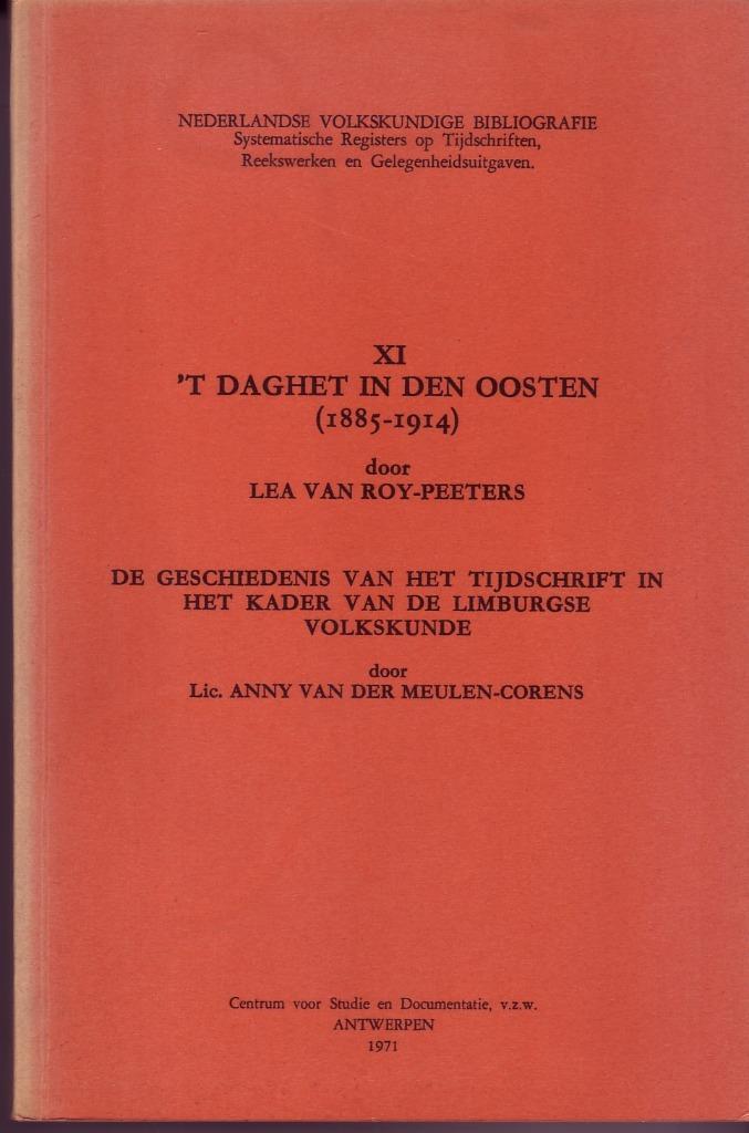Volkskundige bibliografie 't Daghet in de oosten (1885-1914), Boeken, Geschiedenis | Stad en Regio, Gelezen, Ophalen of Verzenden