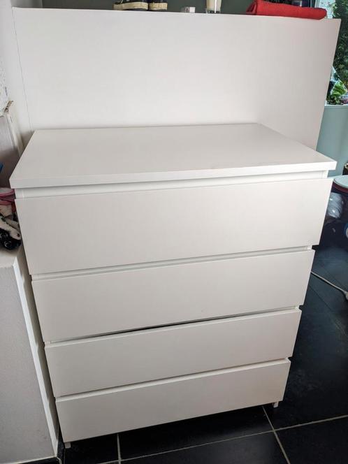 Commode Ikea malm 4 tiroirs, Huis en Inrichting, Kasten | Ladekasten, Zo goed als nieuw, Ophalen