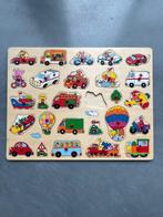 insteekpuzzel voertuigen, Kinderen en Baby's, 2 tot 4 jaar, Gebruikt, 10 tot 50 stukjes, Ophalen of Verzenden