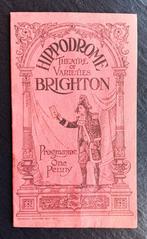 PROGRAMMA 24 JULI 1911 BRIGHTON HIPPODROME, Ophalen