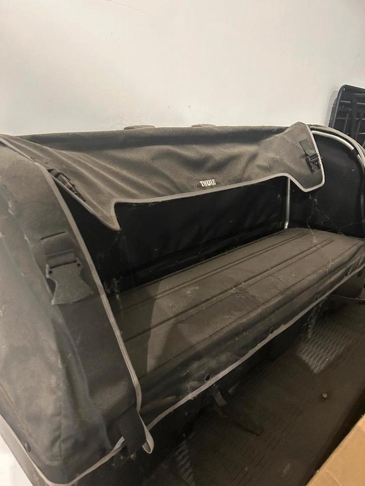 THULE KOFFER VOOR OP FIETSREK, Auto diversen, Fietsendragers, Gebruikt, Ophalen