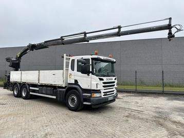 Scania P450 6x4 + CRANE PK 16002 C - *287.000km* - RETARDER  disponible aux enchères