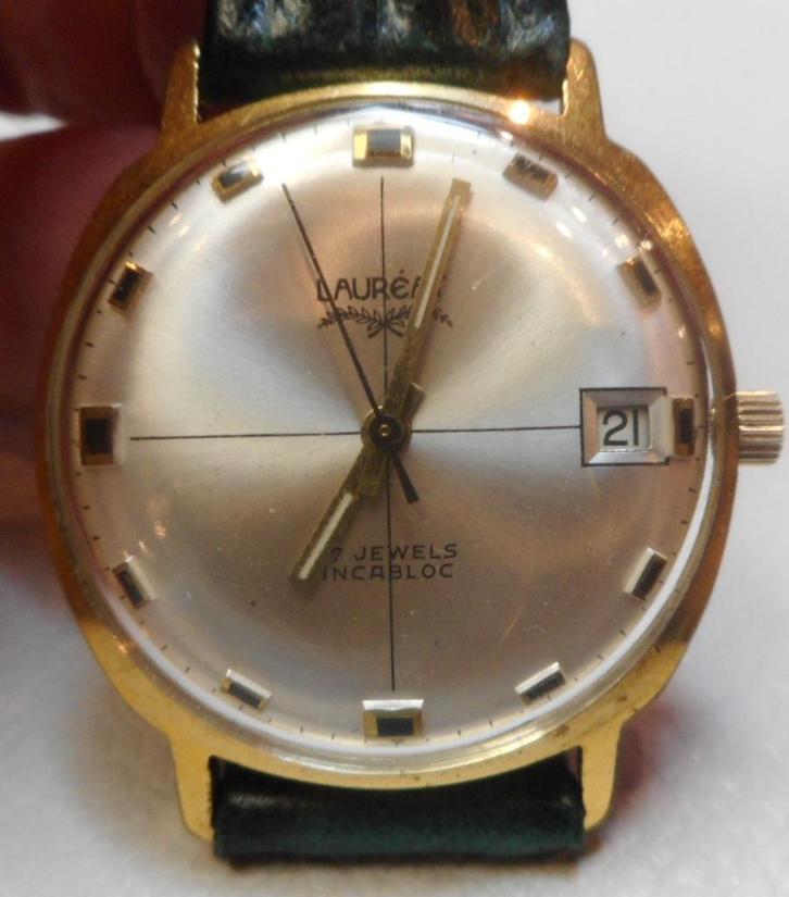 02) Lauréat mécanique vintage, Handtassen en Accessoires, Edelstenen, Gebruikt, Ophalen of Verzenden