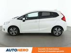 Honda Jazz 1.3 i-VTEC Elegance (bj 2017, automaat), Auto's, Honda, Stof, Gebruikt, Wit, Electronic Stability Program (ESP)