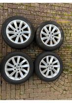 Skoda winterset 215/55 R17 98V + sneeuwkettingen, Auto-onderdelen, Banden en Velgen, Ophalen, Banden en Velgen, 17 inch, Winterbanden