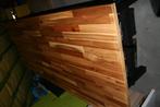 grote eettafel acacia/zwart, Huis en Inrichting, Ophalen, Gebruikt, 100 tot 150 cm, 200 cm of meer