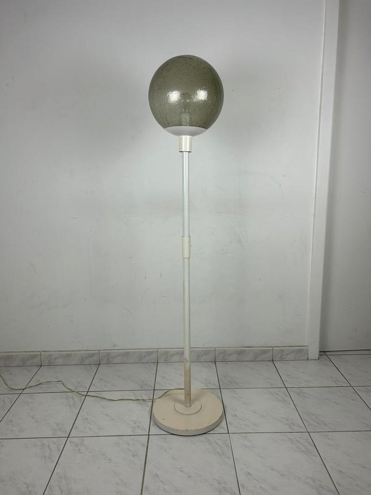 Vintage vloerlamp bubbel glas, Huis en Inrichting, Lampen | Vloerlampen, Gebruikt, 150 tot 200 cm, Glas, Ophalen