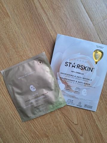 Gezichtsmaskers Rituals en Starskin beschikbaar voor biedingen