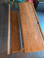 Antiek schoolbankje, Enlèvement