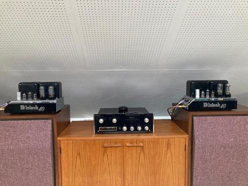 Mcintosh MC40 + C26, Audio, Tv en Foto, Buizenversterker, Ophalen