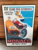 Grote retro herdruk Grand Prix Monaco 1957, Antiek en Kunst, Ophalen