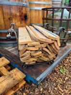 Corbeille en bois en fer forgé ! Très robuste et rustique !, Jardin & Terrasse, Décoration murale de jardin, Enlèvement ou Envoi