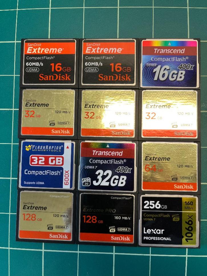 CompactFlash cards, Audio, Tv en Foto, Foto | Geheugenkaarten, Zo goed als nieuw, Compact Flash (CF), Fotocamera, Ophalen of Verzenden