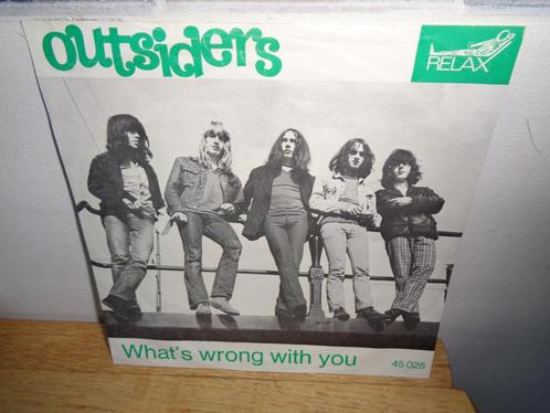 Outsiders single "Monkey on Your Back/What's Wrong with You", Cd's en Dvd's, Vinyl Singles, Gebruikt, Single, Pop, 7 inch, Verzenden