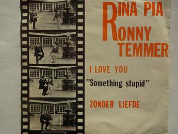 Rina Pia & Ronny Temmer - I Love You / Zonder Liefde (1969) beschikbaar voor biedingen