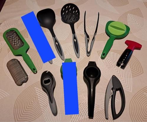 Keukenhulpjes Tupperware, Huis en Inrichting, Keuken | Tupperware, Zo goed als nieuw, Overige typen, Blauw, Groen, Ophalen