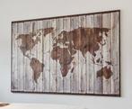 Wereldkaart Canvas 2m x 1,4m, Ophalen, Zo goed als nieuw, 125 cm of meer, 75 cm of meer
