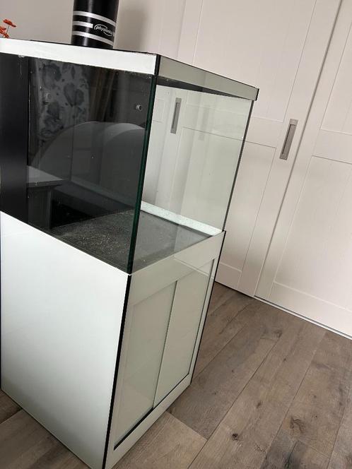 Custom made zeeaquarium, Dieren en Toebehoren, Vissen | Aquaria en Toebehoren, Zo goed als nieuw, Leeg aquarium, Ophalen