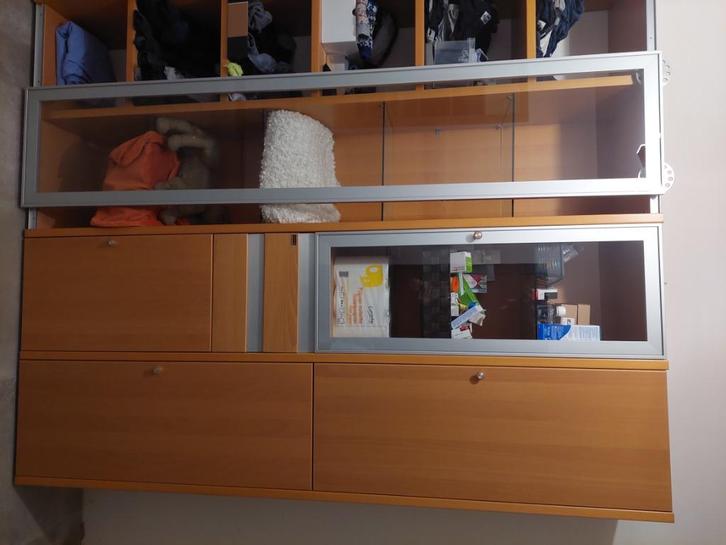 dressing zelf te monteren, Huis en Inrichting, Kasten | Kleerkasten, Gebruikt, Met lade(s), Met deur(en), Met plank(en), Met hangruimte