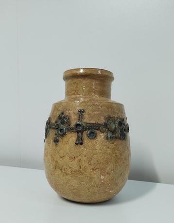 Vase en céramique Rogier Vandeweghe — Ampfora 70's, Moins de 50 cm, Enlèvement ou Envoi, Autres couleurs, Poterie ou Porcelaine