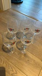 5 martini glazen op voet, Collections, Verres & Petits Verres, Comme neuf, Enlèvement