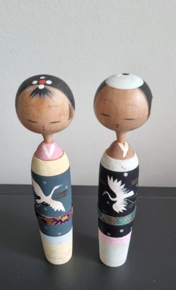 Très beau couple kokeshi